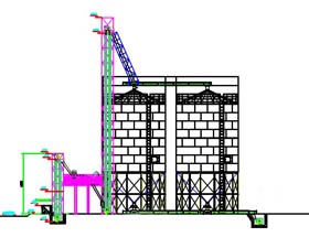 storage silo Design Diagram